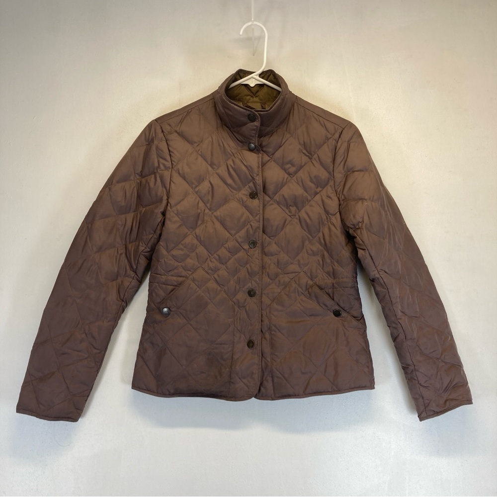 Eddie Bauer Puffer Jacket Lightweight Quilted Premium Goose down XSP EB550 Fill